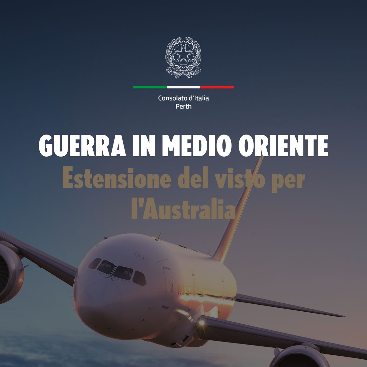 avviso medio oriente